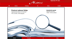 Desktop Screenshot of aladin.info